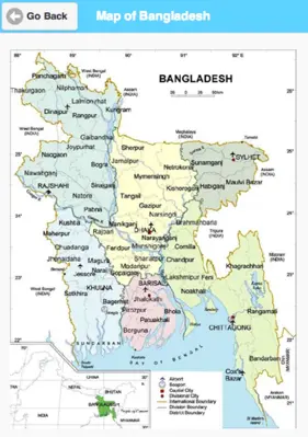 Map of Bangladesh - মানচিত্র android App screenshot 4